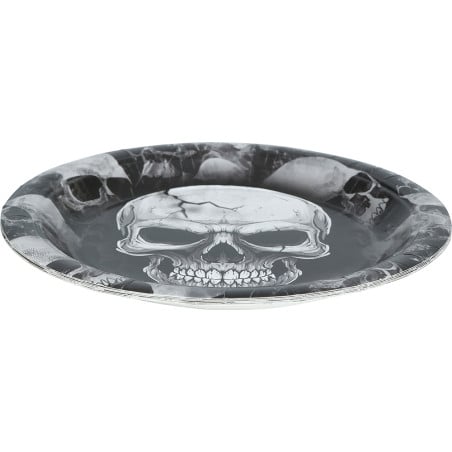 Platos De Calavera Halloween 6 Uds 23 Cm