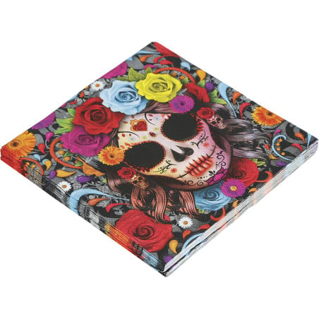 Servilletas De Catrina 12 Uds 33 Cm