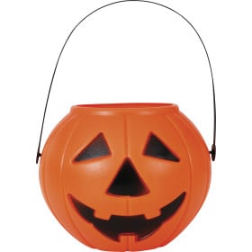 Cubo Calabaza Naranja 15 Cm