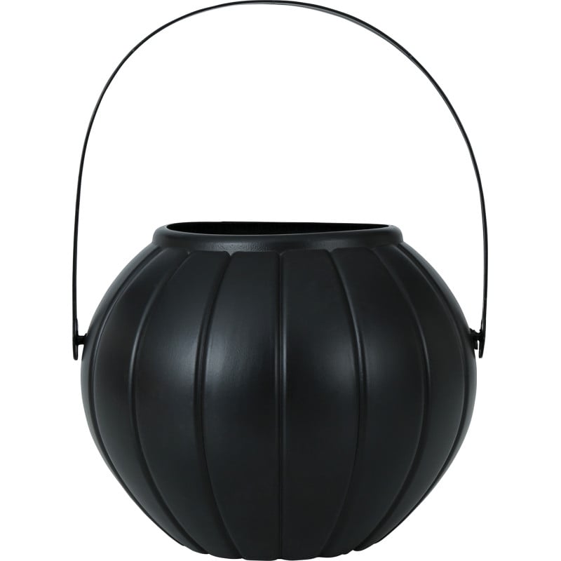 Cubo Calabaza Negro 15 Cm