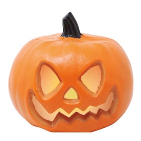 Calabaza Con Luz 20 Cm De Fiestas Guirca