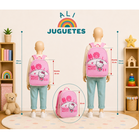 Mochila Hello Kitty 3D 30 cm