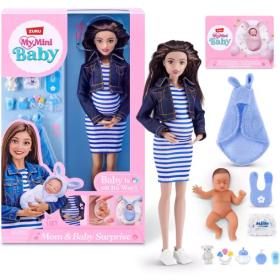 ZURU Muñeca Embarazada con Bebé Sorpresa My Mini Mom & Baby Surtido