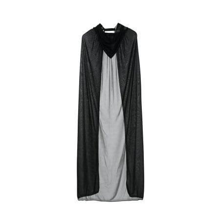 Capa Negra Con Capucha 135 Cm
