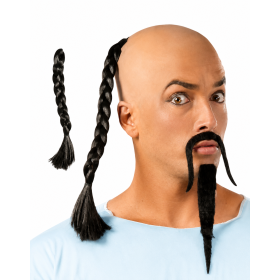 Trenza Postiza Negra 40 Cm De Fiestas Guirca