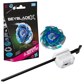 Beyblade X Kit Iniciación Hurricane Enlil IS 7-55T con Lanzador