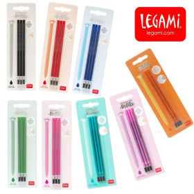 Legami Pack 3 Recambios Turquesa Bolígrafo Borrable 2