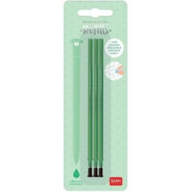 Legami Pack 3 Recambios Verde Bolígrafo Borrable