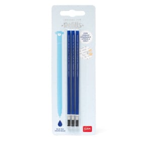 Legami Pack 3 Recambios Azul Bolígrafo Borrable