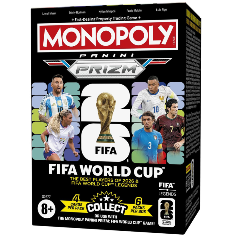 Monopoly Panini Prizm FIFA World Cup 2026 Booster