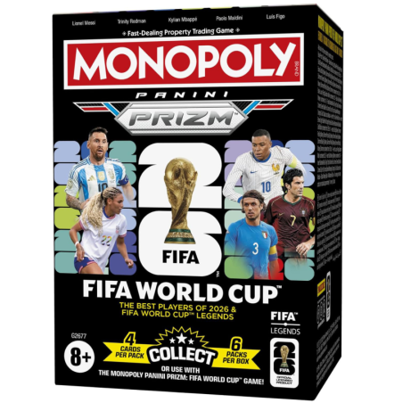 Monopoly Panini Prizm FIFA World Cup 2026 Booster