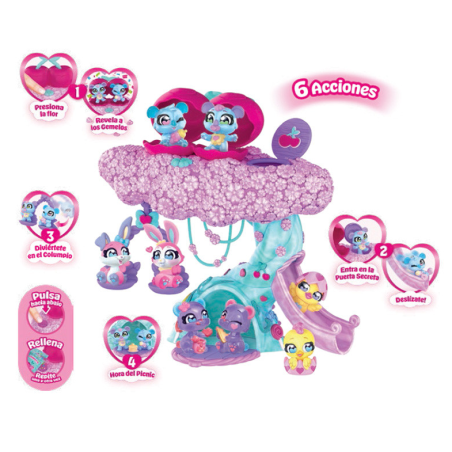 Cherry Pets Confetti Tree Koala Twins con Figuras