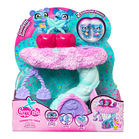 Cherry Pets Confetti Tree Koala Twins con Figuras