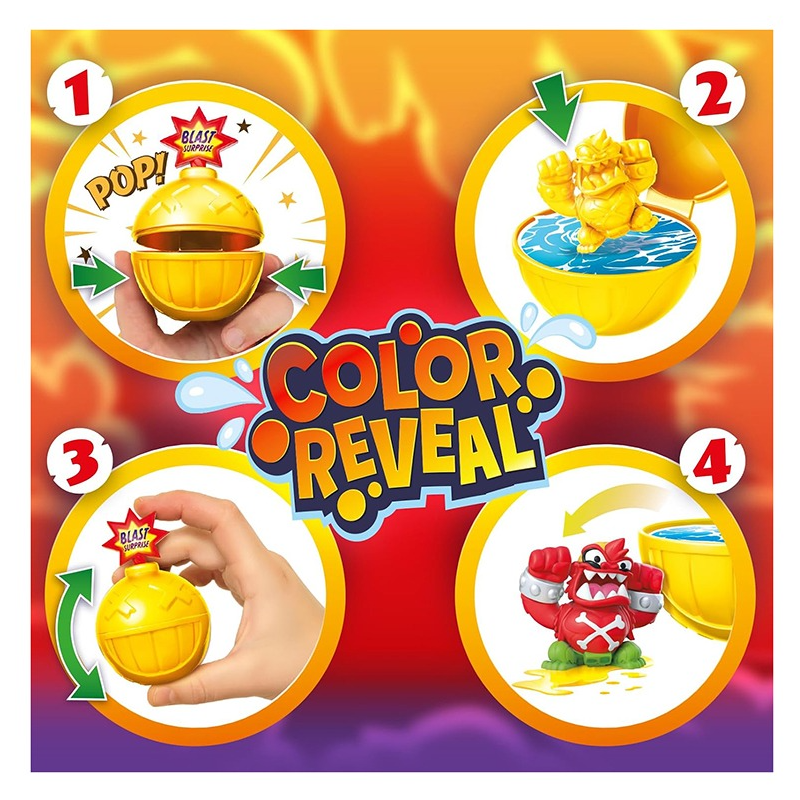 Piratix Secret Treasure Figura Sorpresa Color Reveal