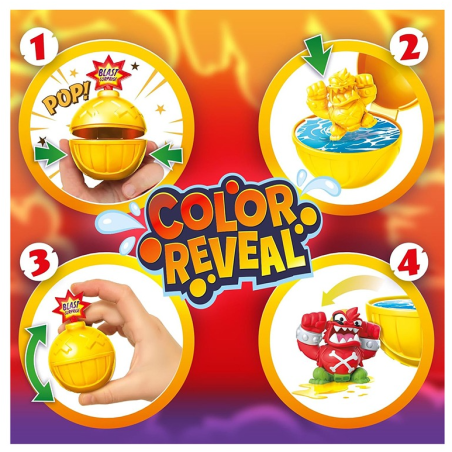 Piratix Secret Treasure Figura Sorpresa Color Reveal