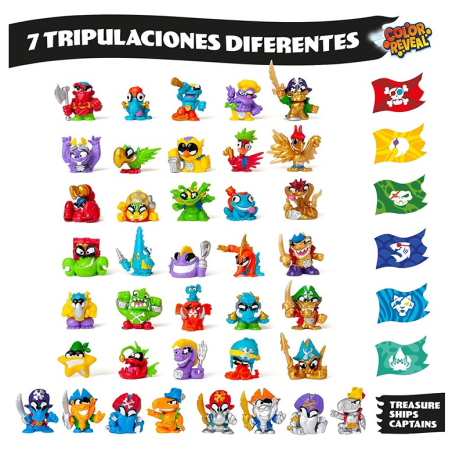 Piratix Secret Treasure Figura Sorpresa Color Reveal