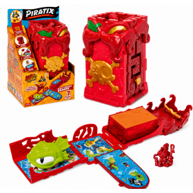 Piratix Secret Treasure Fortaleza Kraken con Figura Color Reveal