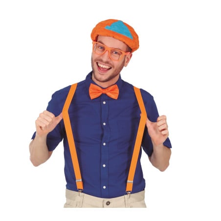 Conjunto Animador Naranja 4 Pzs De Fiestas Guirca