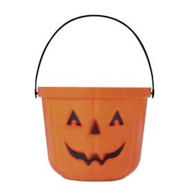 Cubo Calabaza Naranja 20 Cm