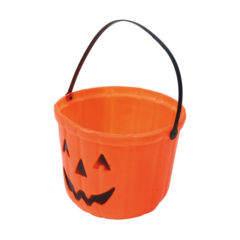 Cubo Calabaza Naranja 20 Cm