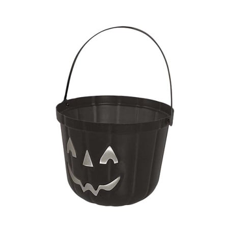 Cubo Calabaza Negro 20 Cm