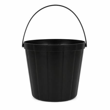 Cubo Calabaza Negro 20 Cm