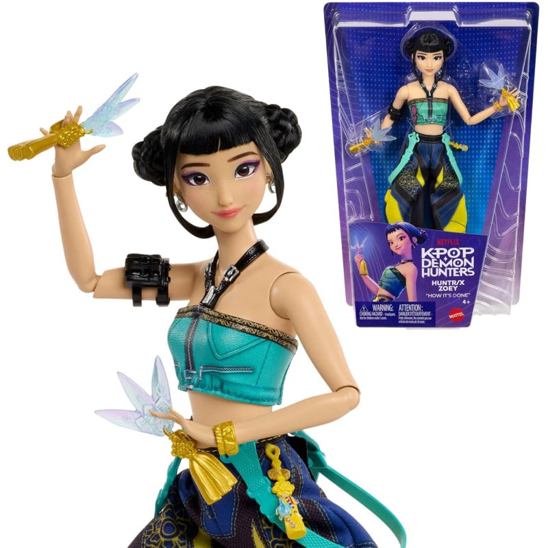K-POP Demon Hunters Zoey Huntrix 30 Cm De Mattel