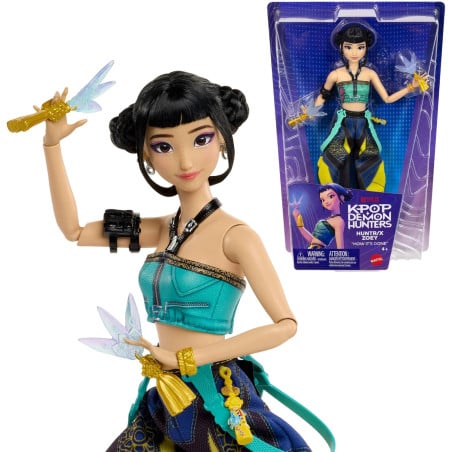 K-POP Demon Hunters Zoey Huntrix 30 Cm De Mattel
