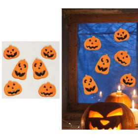 Decoración En Gel Calabazas 20x20 Cm De Fiestas Guirca