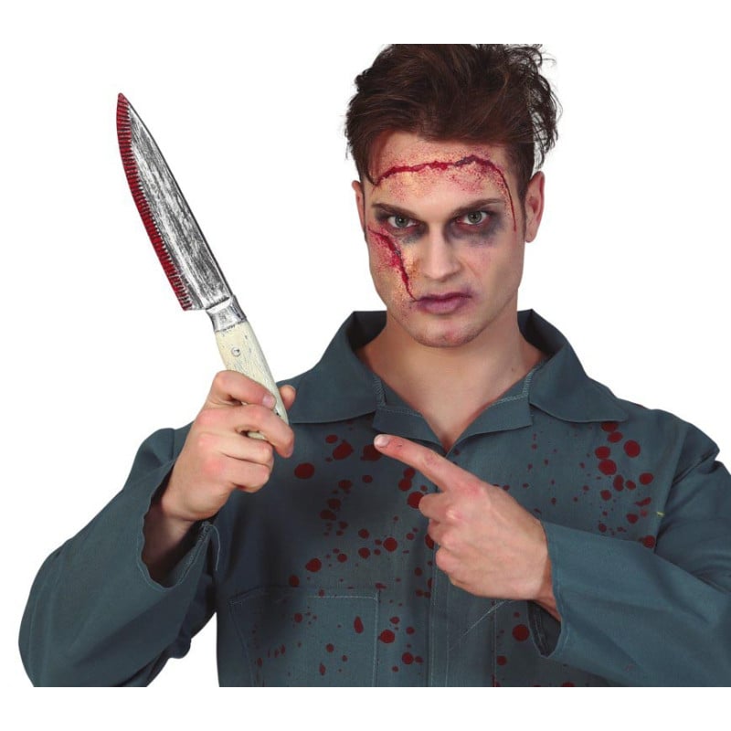 Cuchillo Cocina Con Sangre 33 Cm