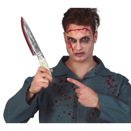 Cuchillo Cocina Con Sangre 33 Cm