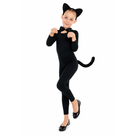 Conjunto De Gato Negro Infantil 3 Pzs