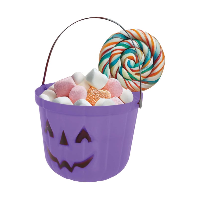 Cubo Calabaza Lila 20 Cm
