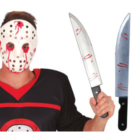 Cuchillo Con Sangre 50 Cm De Fiestas Guirca