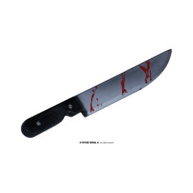 Cuchillo Con Sangre 50 Cm De Fiestas Guirca 2