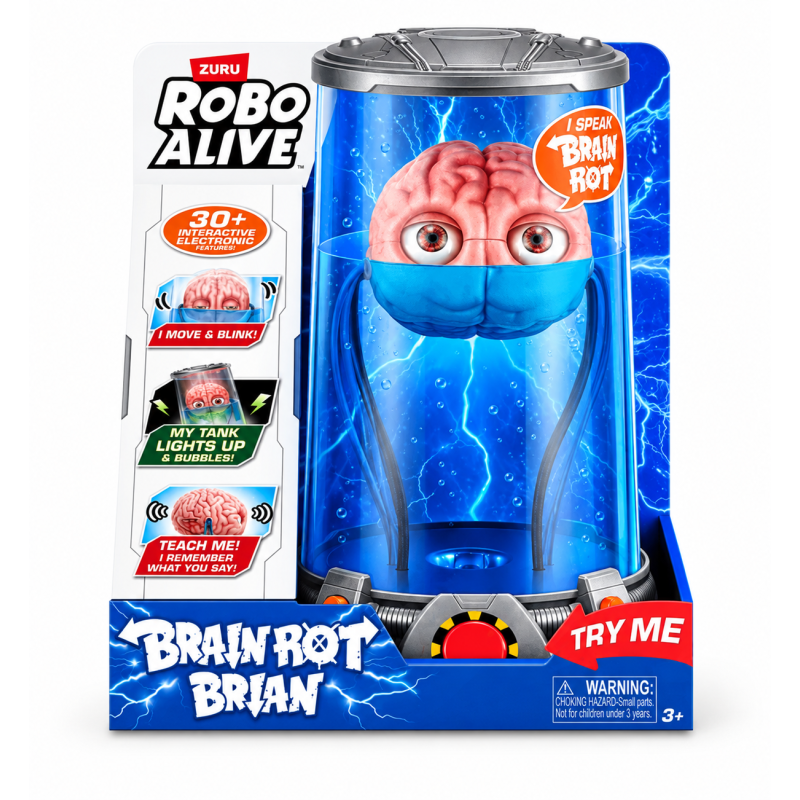 Robo Alive Brain Rot Brain Cerebro Interactivo