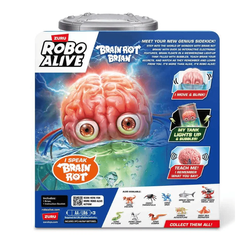 Robo Alive Brain Rot Brain Cerebro Interactivo