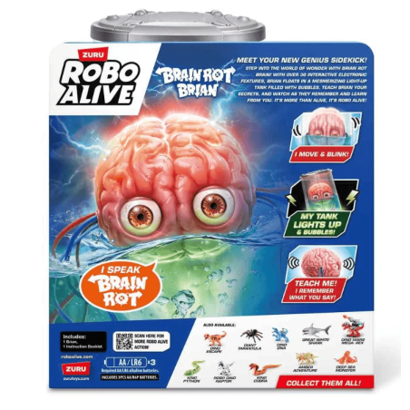 Robo Alive Brain Rot Brain Cerebro Interactivo