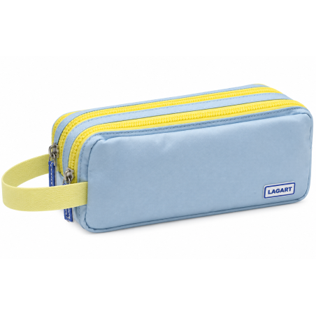 Estuche Triple Soft Pastel Con Asa De Lagart