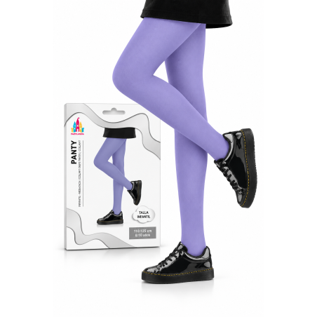Panty Lila Infantil  De Partilandia