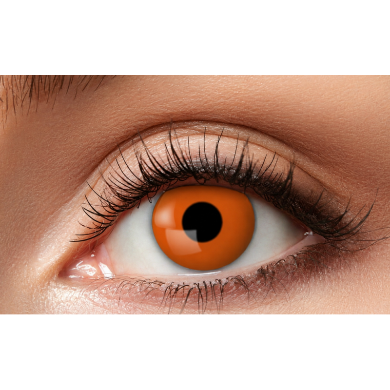 Lentillas Naranjas Halloween 3 Meses