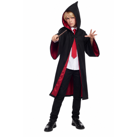Disfraz Aprendiz De Mago Rojo Talla 7-9 Años