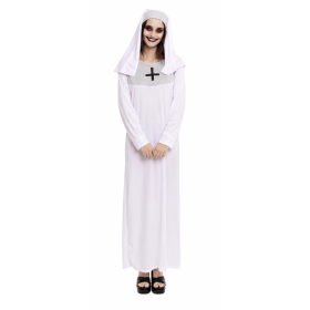 Disfraz Monja Blanca Talla L De Partilandia 2