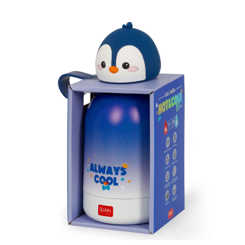 Legami Botella Térmica Infantil Pingüino 310 Ml De Legami