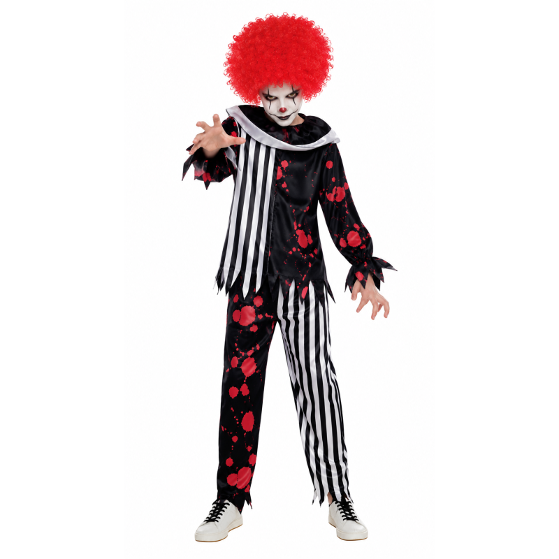 Disfraz Payaso Sangriento Talla 7-9 Años