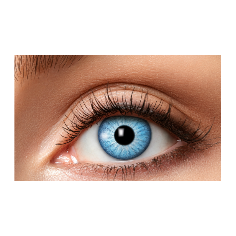 Lentillas Azul Eléctrico 3 Meses