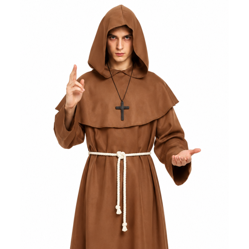 Disfraz Monje Medieval Talla M De Partilandia