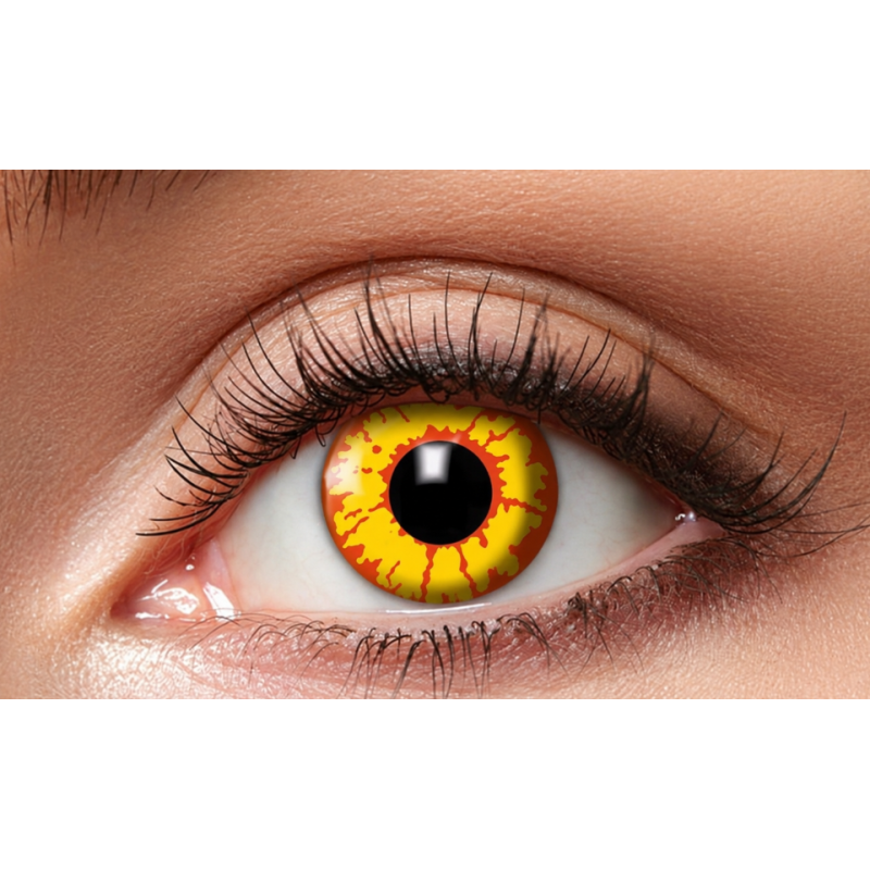 Lentillas Amarillas con Sangre 3 Meses