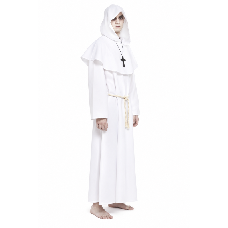 Disfraz Monje Blanco Talla S