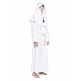 Disfraz Monje Blanco Talla M De Partilandia 2